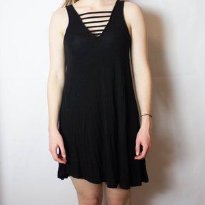Forever 21 Black Stretchy Dress